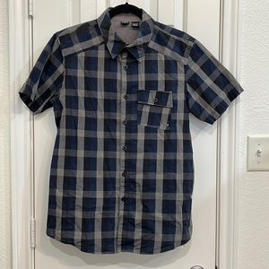Oakley Men’s Short Sleeve Button Down Shirt Size Small